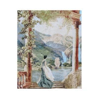 decorative painting and tapestry mural paintings landscape painting core fashion jacquard 7085cm