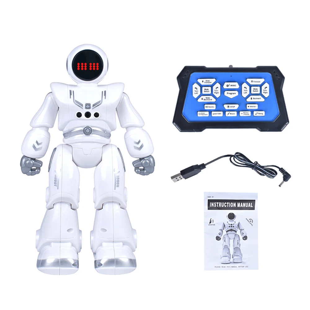Intelligent Remote Control Programming Space Robot Touch Gesture Induction Dancing Home English Educational Children'S Kid Toy |