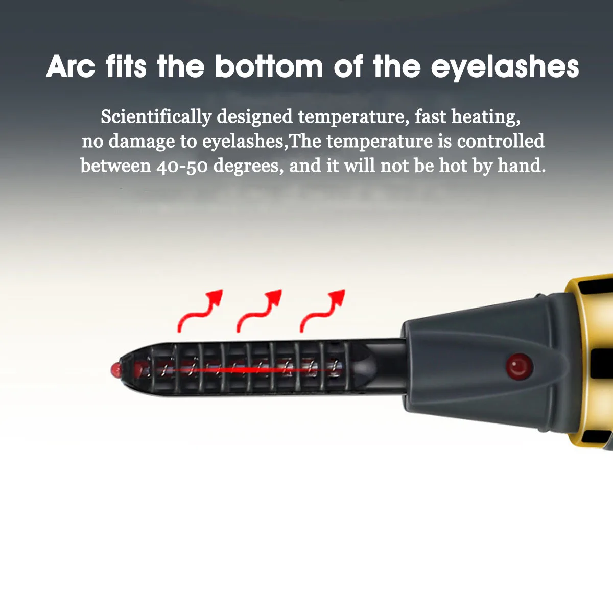 Портативный ручка с электрическим подогревом бигуди ресницы постоянного