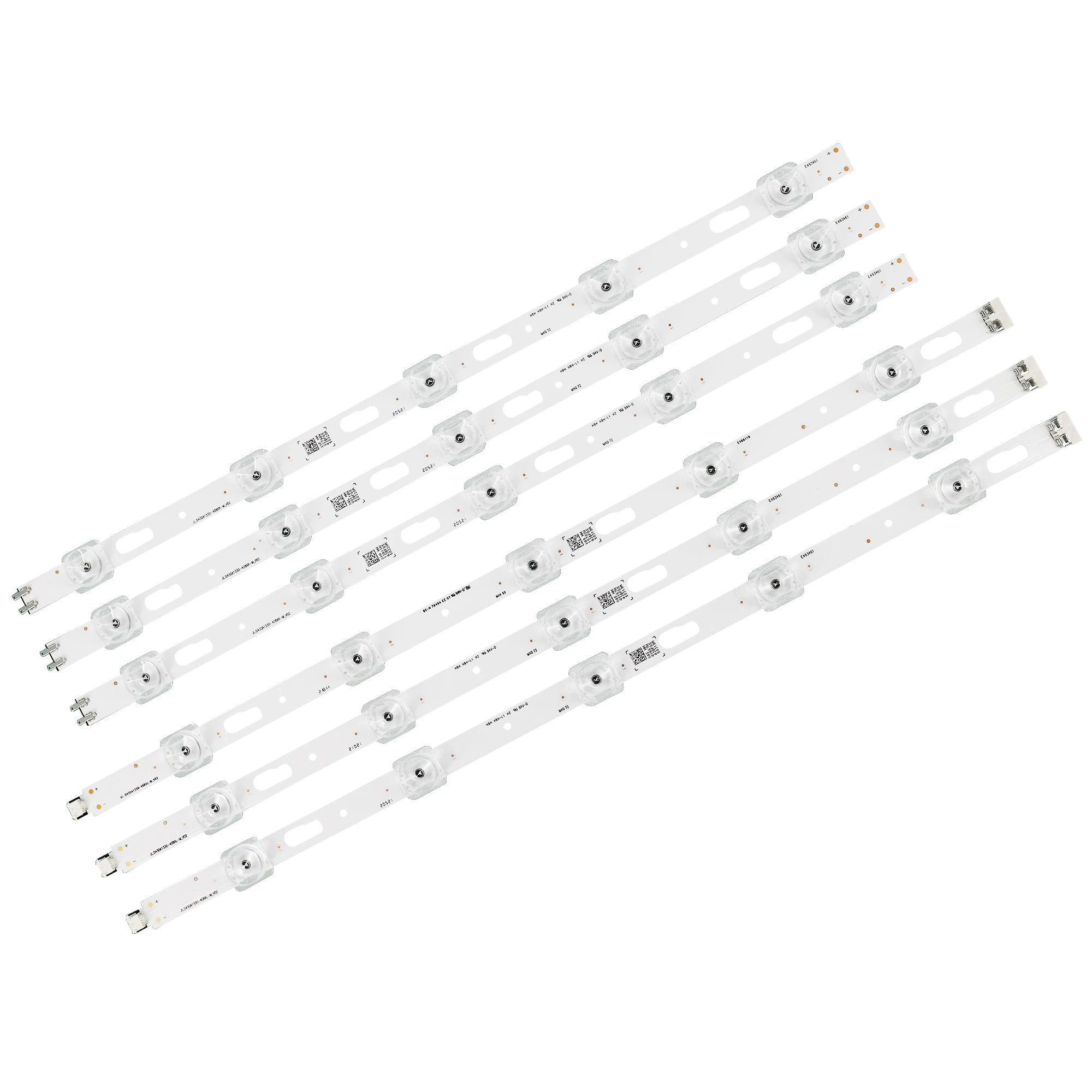 5set=30pcs LED bar for Samsung UE43TU7000 UE43TU8000 UA43TU7000 UA43TU8000 JL.D430A1330-408AR 408AL-M_V02 CY-GT043HGAY1V