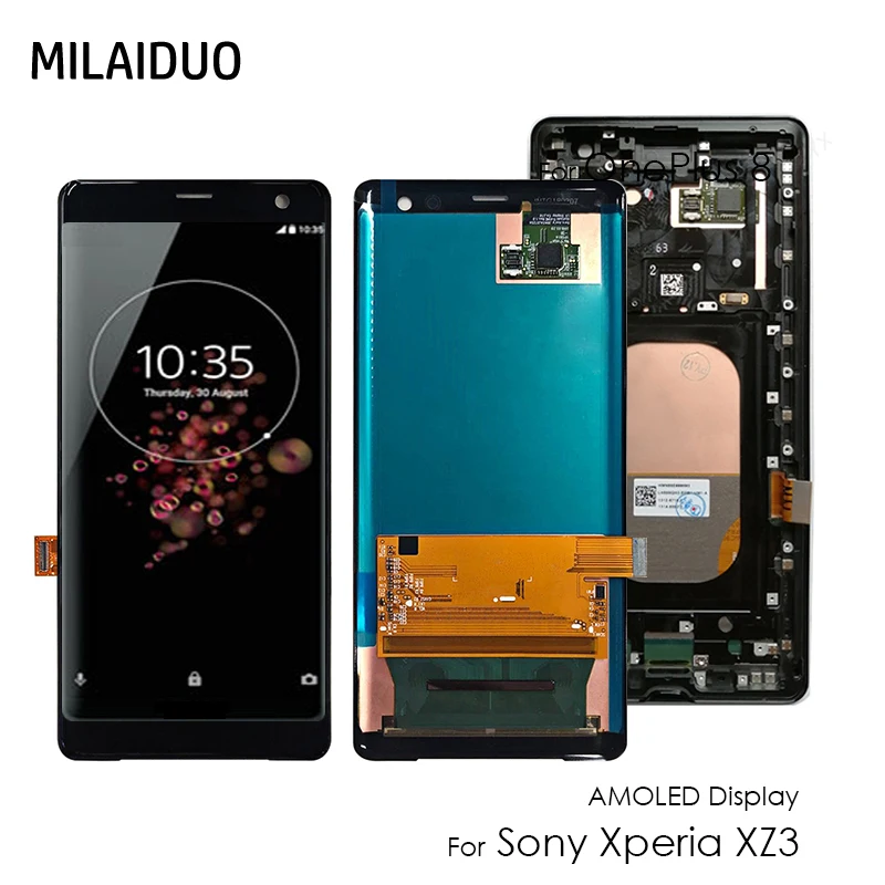 

ЖК-дисплей Super AMOLED для SONY Xperia XZ3, сенсорный экран с дигитайзером в сборе для SONY XPERIA XZ 3 LCD H9436 H8416 H9493