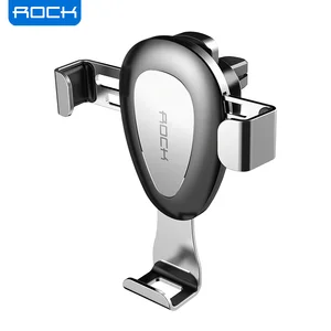 Металлический Автомобильный держатель для телефона ROCK для iPhone, Samsung, Xiaomi, Foco 360, Магнитная подставка для воздуха в автомобиле, GPS, мини Магнитная подставка с креплением на вентиляционное отверстие