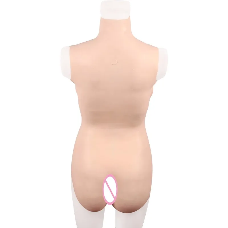 Трансгендер KnowU купальный костюм Трансвестит полный боди искусственная вагина