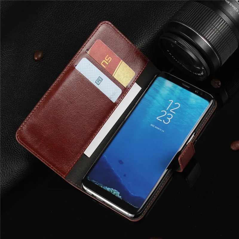 Кожаный флип-чехол для Samsung Galaxy J3 J5 J7 2017 J4 J6 Plus 2018 J8 Note 8 10 9 J1 J2 Neo Core Prime 2 | Мобильные