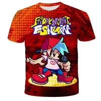 friday night funkin new product launch 3d printing t shirt adult children t shirt 2021 summer hip hop casual short sleeved