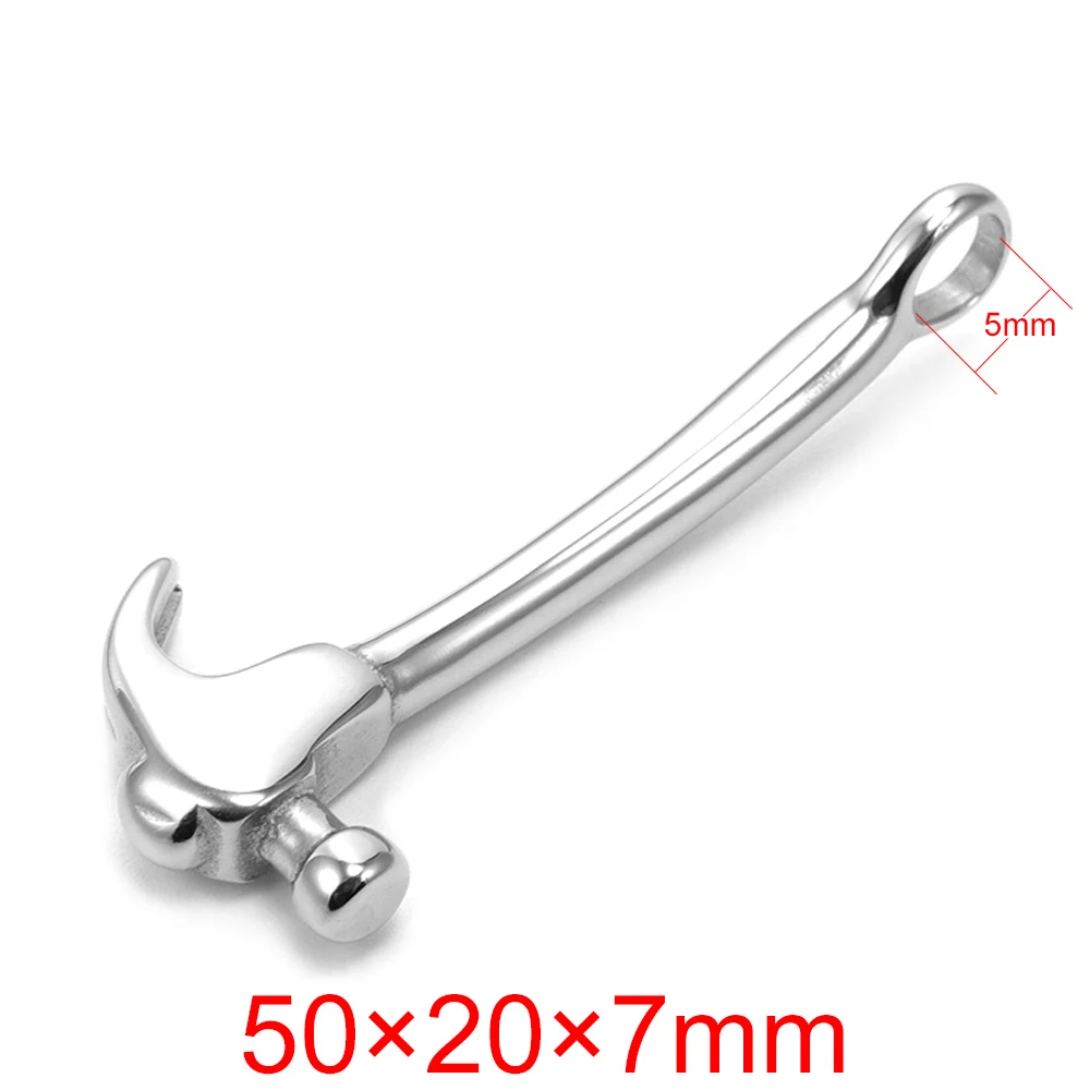 Кожаный шнур из нержавеющей стали крючки молоток коннектор с черепом