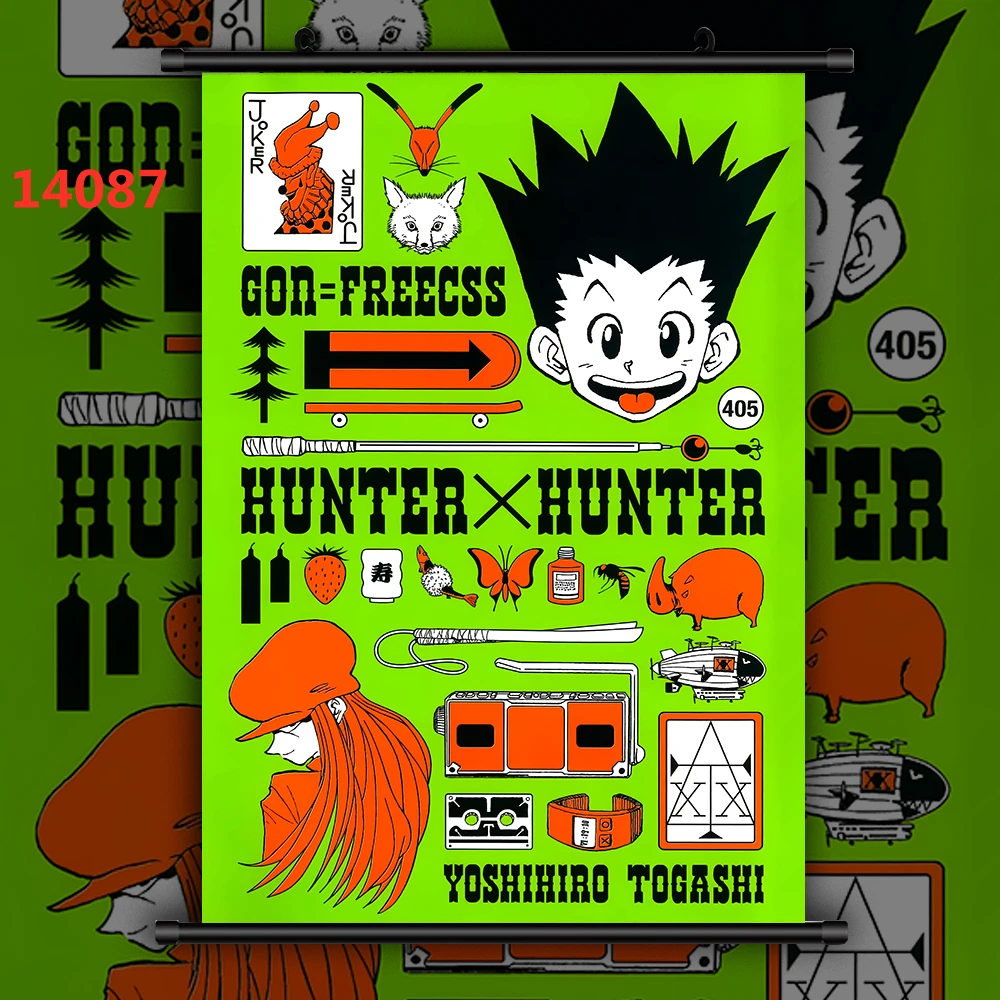 Картина на холсте Hunter X Gon Freecss Killua Zoldyck Kurapika Leorio Chrollo