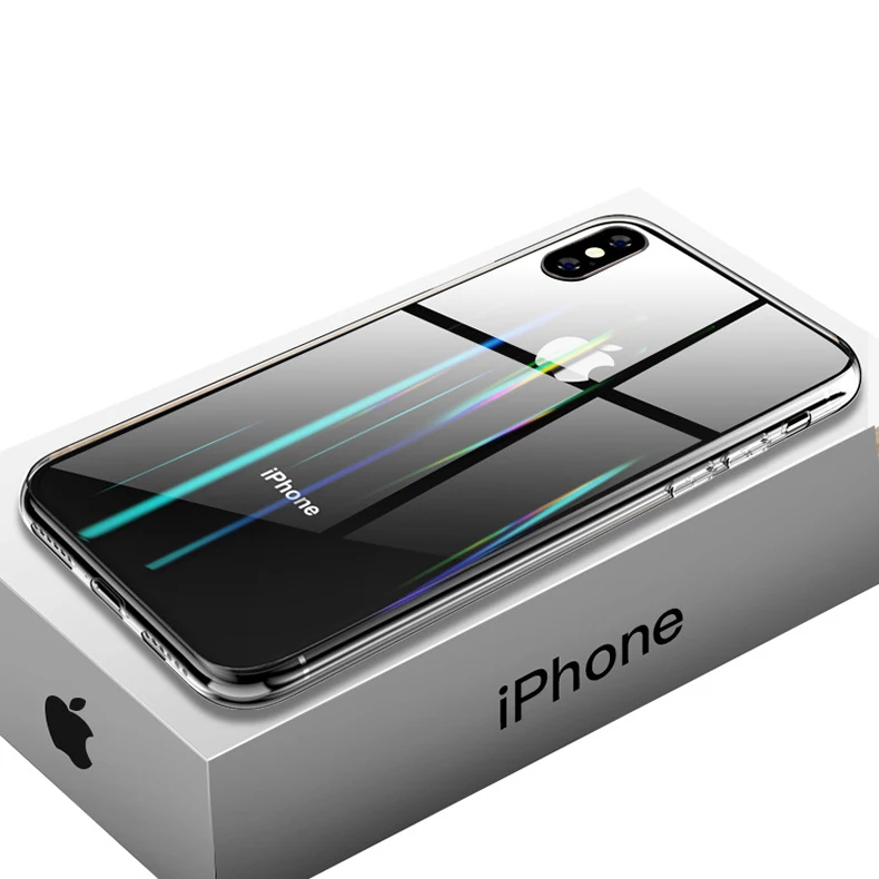 Чехол для телефона Aurora Laser iphone 7 8 6 6s plus чехол X XS Max XR s Plus прозрачный |