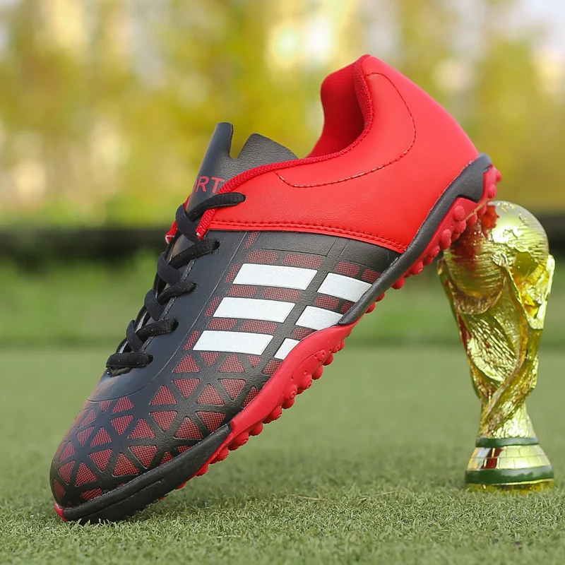 

2020 Size 33-43 Men Boy Kids Soccer Cleats Turf Football Soccer Shoes TF Hard Court Sneakers Trainers New Design Football Boots