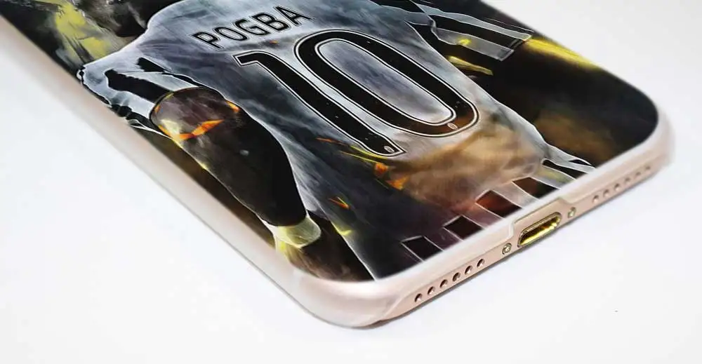 PlusFootball изображение Paul Pogba модный прозрачный чехол для iPhone Си р XS Max XR X 4S 5S SE 6 6s 7 8 Plus
