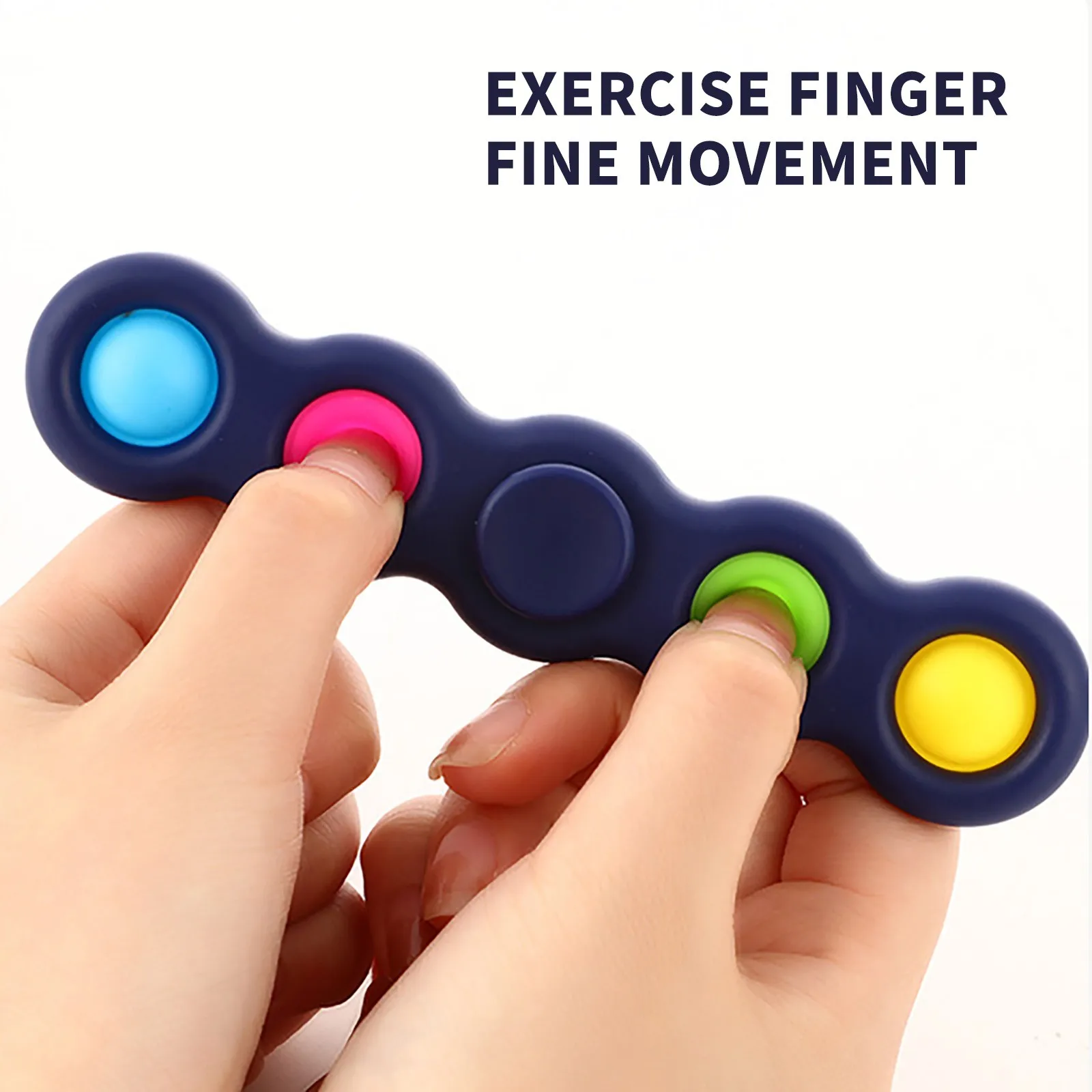 Popits-Mini juguete sensorial sencillo para ni&ntilde;os, juguete para aliviar el estr&eacute;s, antiansiedad, autismo, alivio del estr&eacute;s-4
