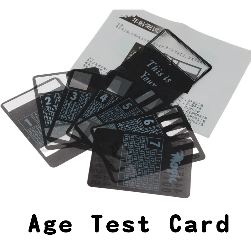 Age Perspective Card Magia Show Test Magie Stage Street Close-Up Magic Tricks Props Classic Toys With Instructions | Игрушки и хобби
