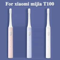4pcs set for replacement brush heads xiaomi mijia t100 sonic electric toothbrush soft dupont bristle vacuum nozzles floss gifts