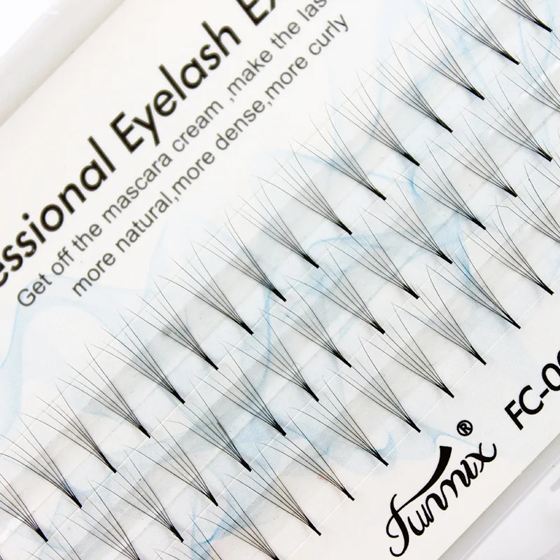 

20 шт./лот FUNMIX мягкие Индивидуальные Накладные ресницы для макияжа, Кластерные Искусственные ресницы для наращивания, натуральные ресницы ...