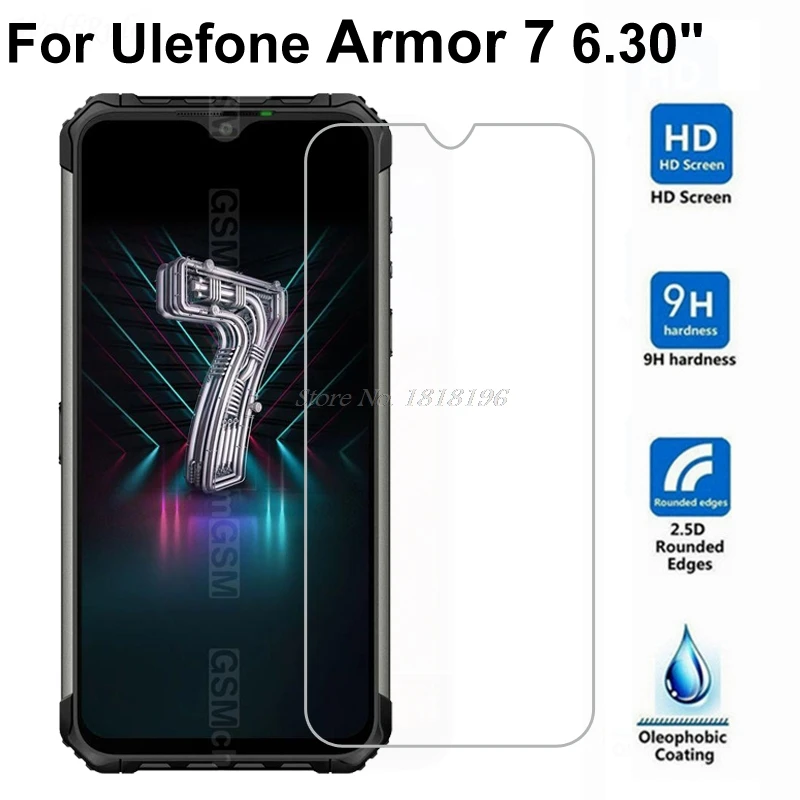 2.5D 9H закаленное стекло для Ulefone Armor 7 Защита экрана закаленная Защитная пленка 7E