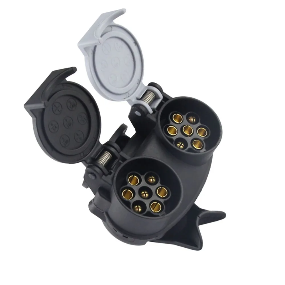 1 шт. профессиональная розетка для прицепа с 13 Pin на 7 12V|Кабели адаптеры и разъемы| |