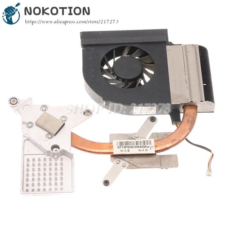 Радиатор NOKOTION для процессора HP Compaq CQ61 G61 с радиатором 532606-001 534685-001 | Компьютеры и