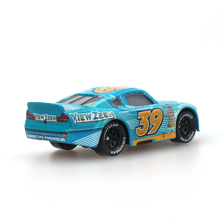 Disney Pixar Cars 2 3 Lightning 40 стиль Mcqueen Mater Jackson Storm Ramirez 1:55 литой автомобиль металлический сплав мальчик детские игрушки подарок