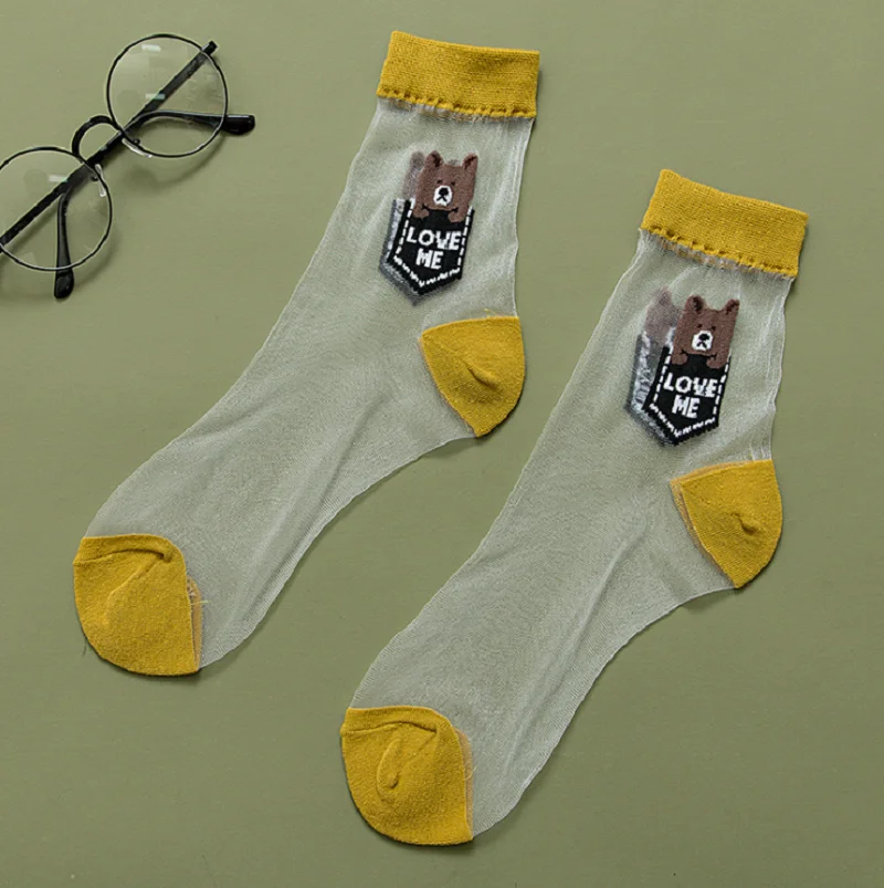 Новинка весенне-летние и новые японские шелковые носки без пятки женские тонкие