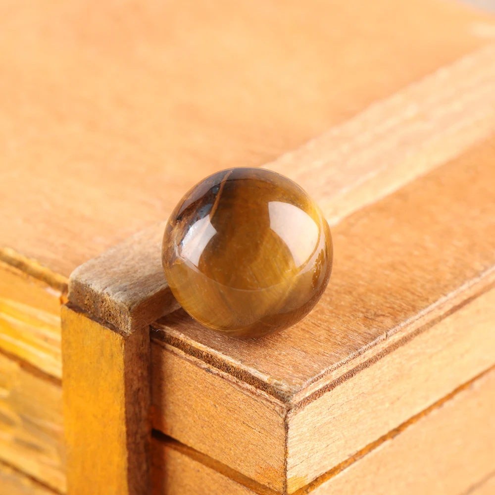 Натуральный тигровый глаз Хрустальный шар кварц для лечения камня гадание