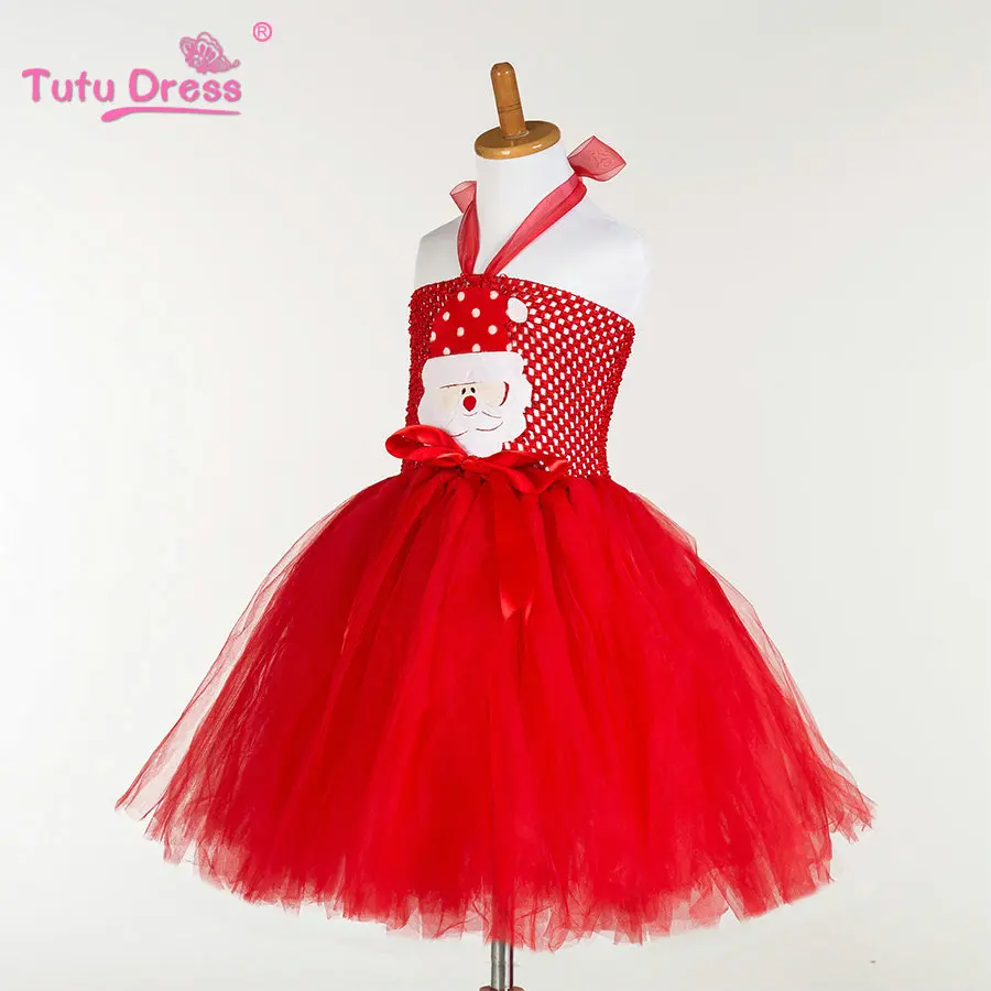 Наряд для первого дня рождения девочек рождественское платье-пачка ручной