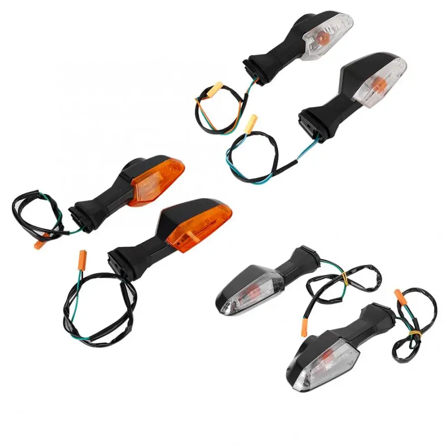 1 пара мотоциклетные СВЕТОДИОДНЫЕ указатели поворота лампы подходят для Kawasaki Z250