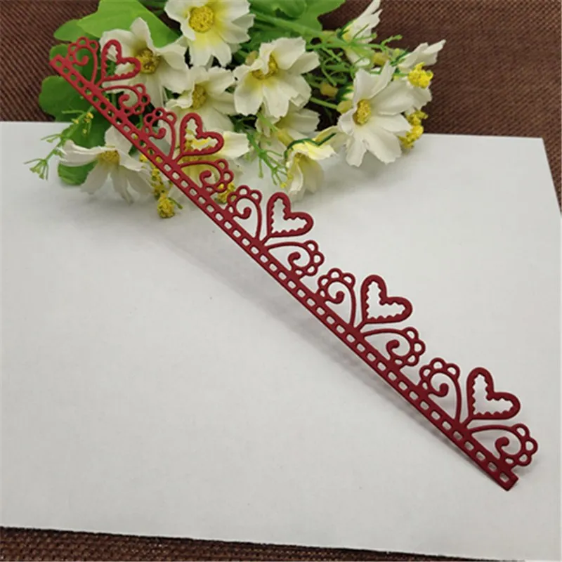 Любовь кружевная рамка металлические штампы для скрапбукинга ремесла