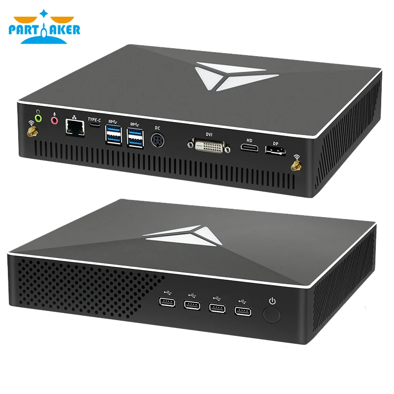 Игровой Настольный ПК Intel Core i5-9400F GTX1660S 2 * DDR4 Мини компьютер Windows 10 M.2 PCIE SSD 4K DP