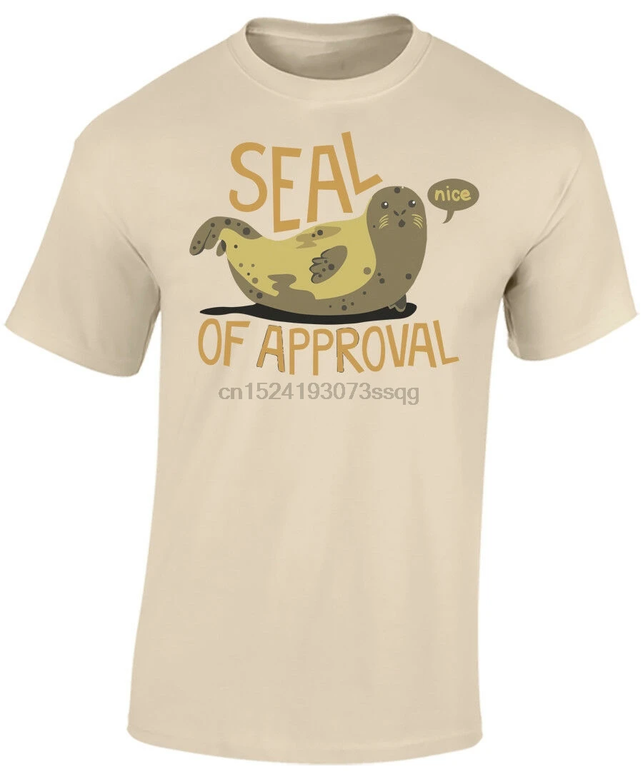 

Seal of Approval Mens Funny Animal T-Shirt