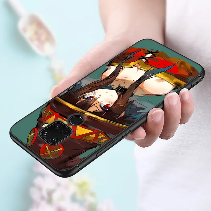 Силиконовый чехол с аниме KonoSuba Megumin для Huawei Mate 30 20 20X 10 Lite Y9 Y7 Y6 Y5 Pro Prime 2019 2018