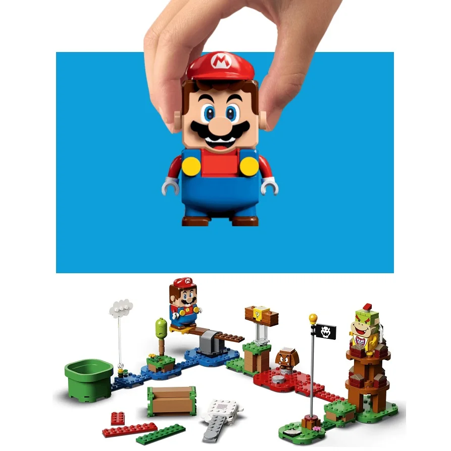 Набор для начинающих BRICKHEADZ Super Mario совместимый с 71360 комплект подарком большие