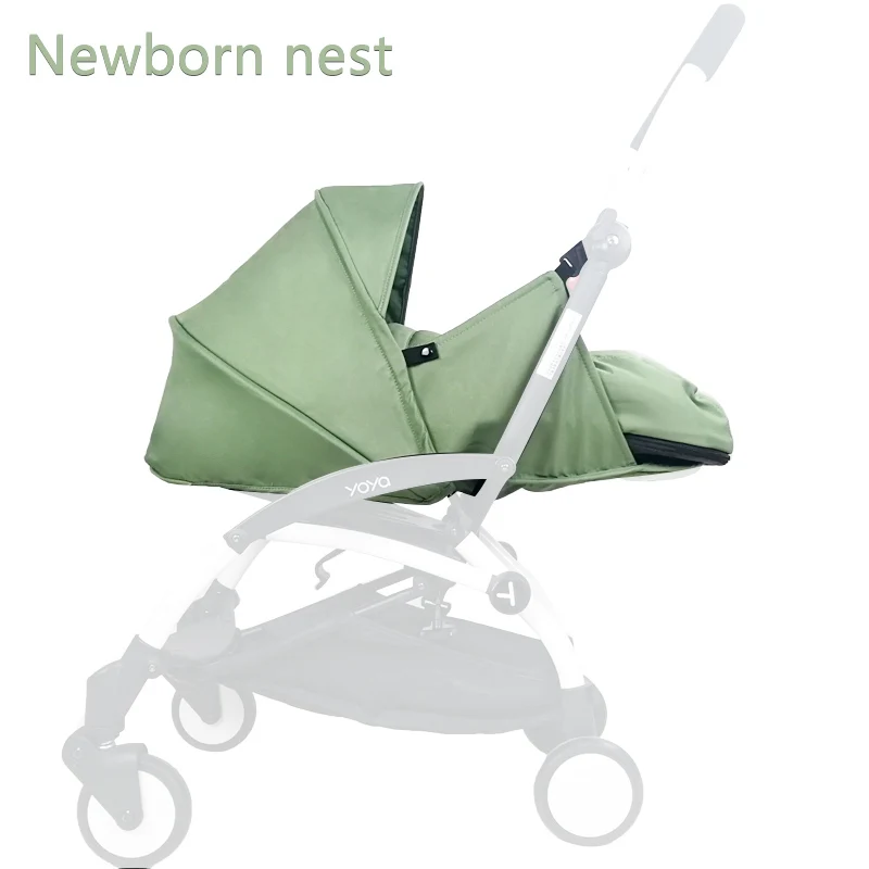 

Baby Stroller Newborn Birth Nest For Babyzen Yoyo+ Yoya Babytime Prams 0-6M Winter Basket Sleep Bag Baby Strollers Accessories