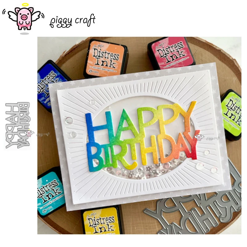 Свинья для рукоделия металлический Трафаретный вырубной штамп кроя поделочная