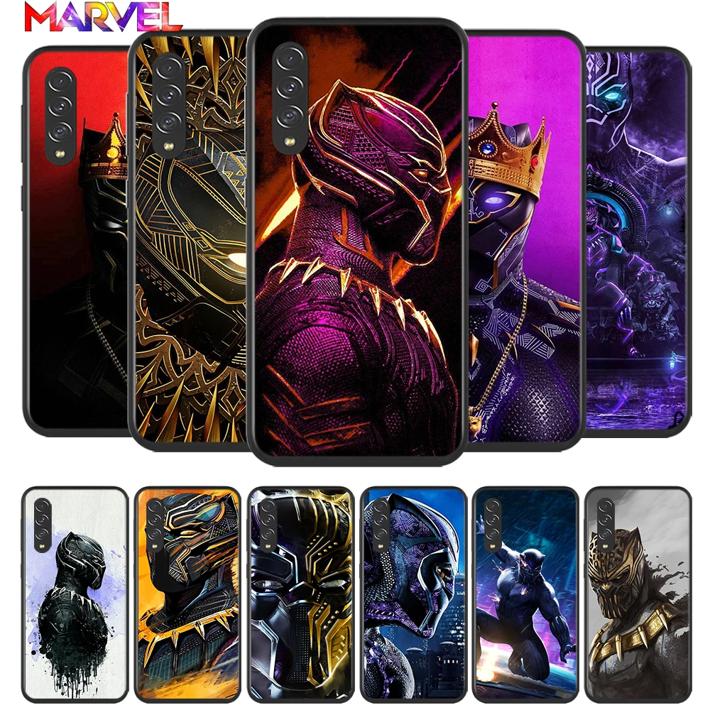 

Marvel Black Panther for Samsung Galaxy A90 A80 A70 A60 A50 A40 A30 A20 A2Core A10 Silicone Soft Black Phone Case Cover