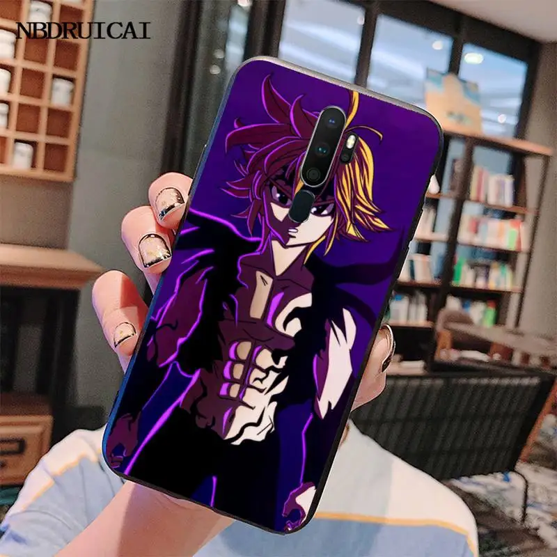 

PENGHUWAN Seven Deadly Sins Meliodas Custom Photo Soft Phone Case For Oppo A5 A9 2020 Reno Z Realme5Pro R11 case