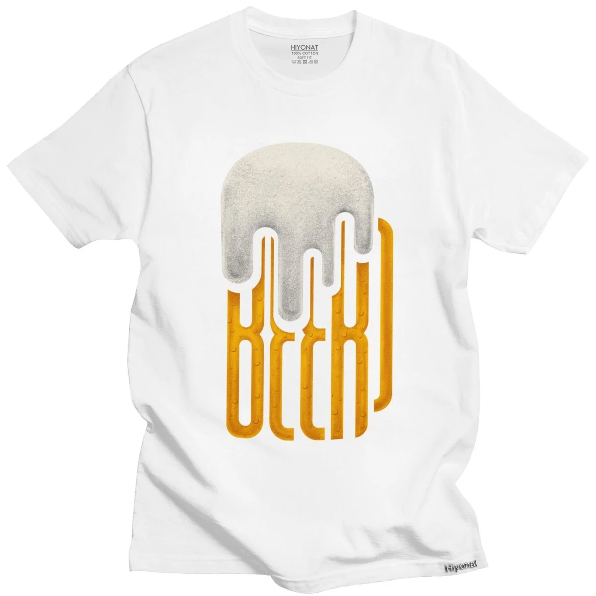 

Vintage Beer Craft T Shirt Men Pure Lycra Retro Fashion T-shirt Short Sleeve Prited Alcohol Drinking Tee Tops Clothing Gift
