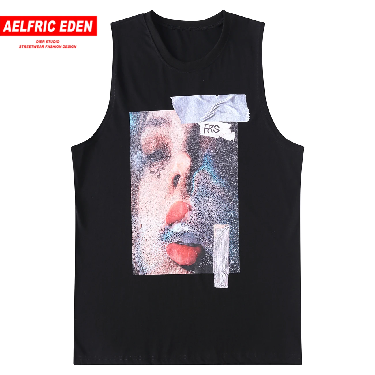 Хип хоп сексуальные топы с принтом губ для мужчин 2020 летние свободные Harajuku