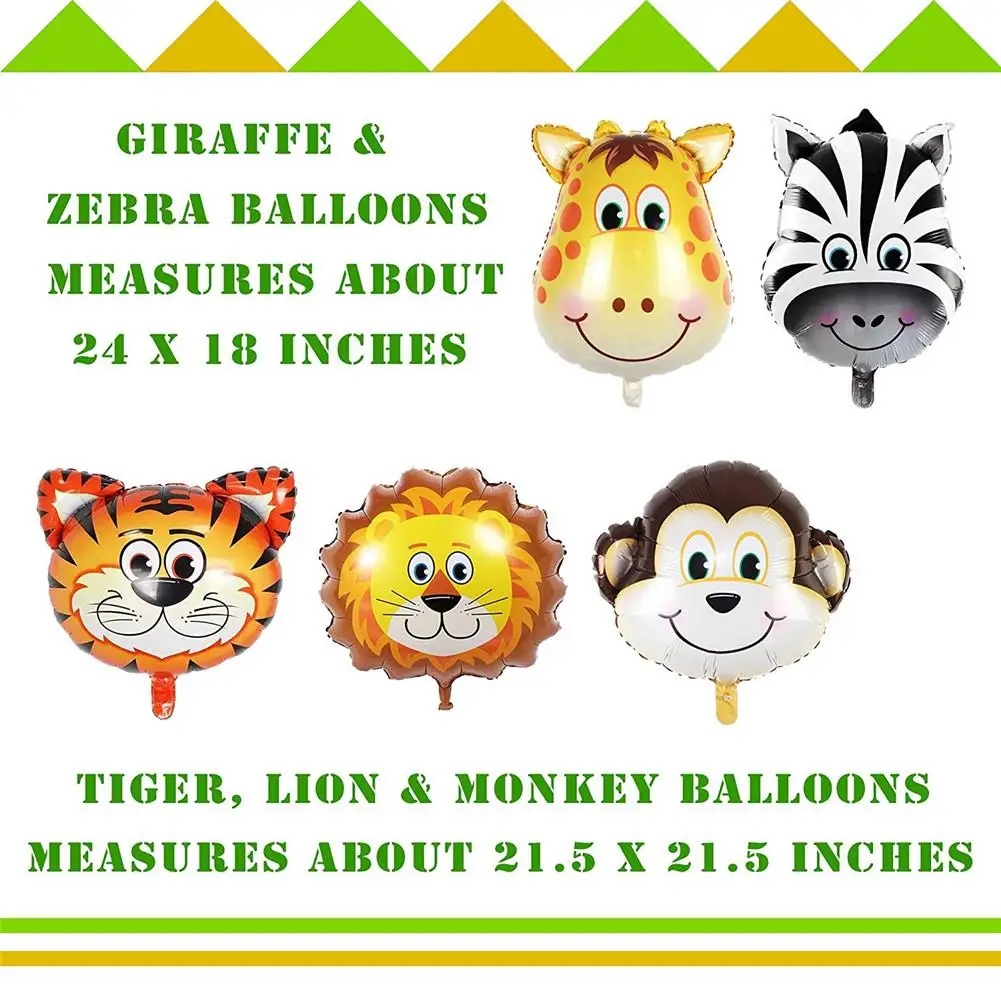 Детские праздничные украшения: воздушные шары комплект надпись WILD ONE надувные