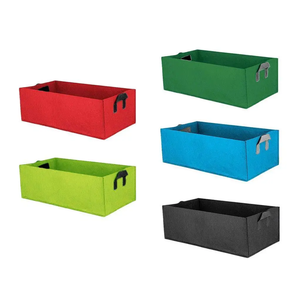 

Rectangular Felt Non-woven Planting Bag Flower Vegetable Growing Seedling Plant Bag A2R2