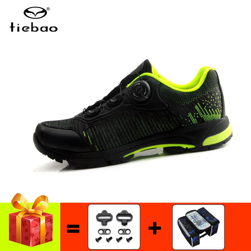 Tiebao Leisure Cycling Shoe Mountain Bike Bicycle Self-Locking Shoes Non-Slip Breathable Mtb Sapatilha Ciclismo Chaussures Vtt