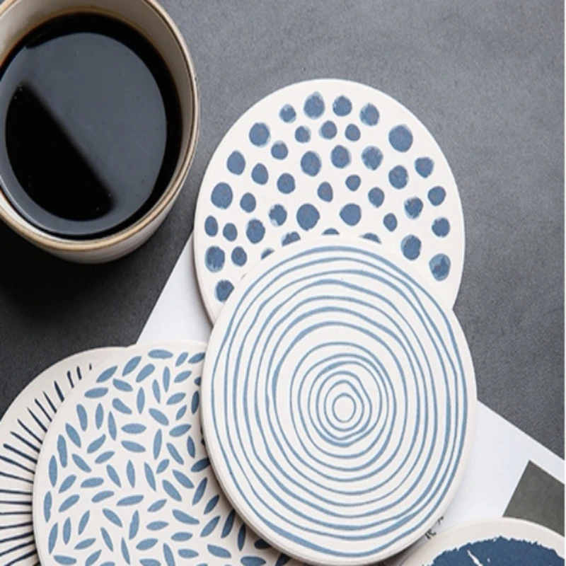 Силиконовая водопоглощение Быстросохнущий Подставка под кружку Коврики на стол