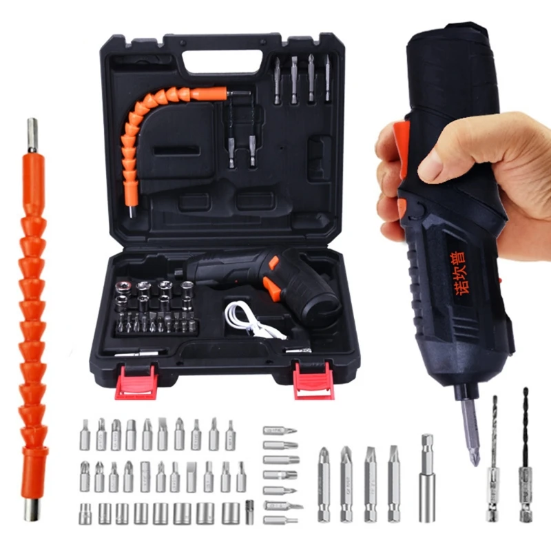 

Multifunctional Rechargeable Mini Screwdriver Set Electric Tool Electric Hammer Cordless Drill Electric Screwdriver DIY