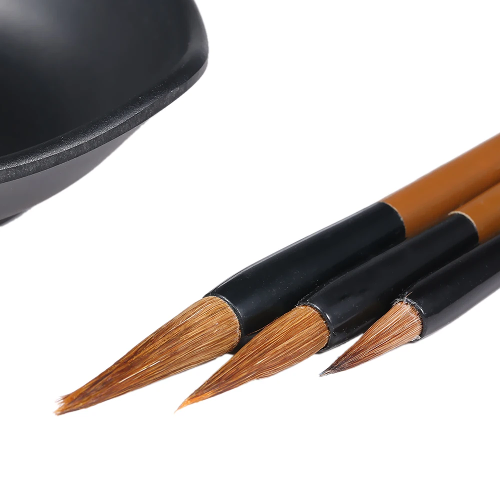 3 шт набор кистей Шариковая ручка деревянная гладкая для новых пользователей