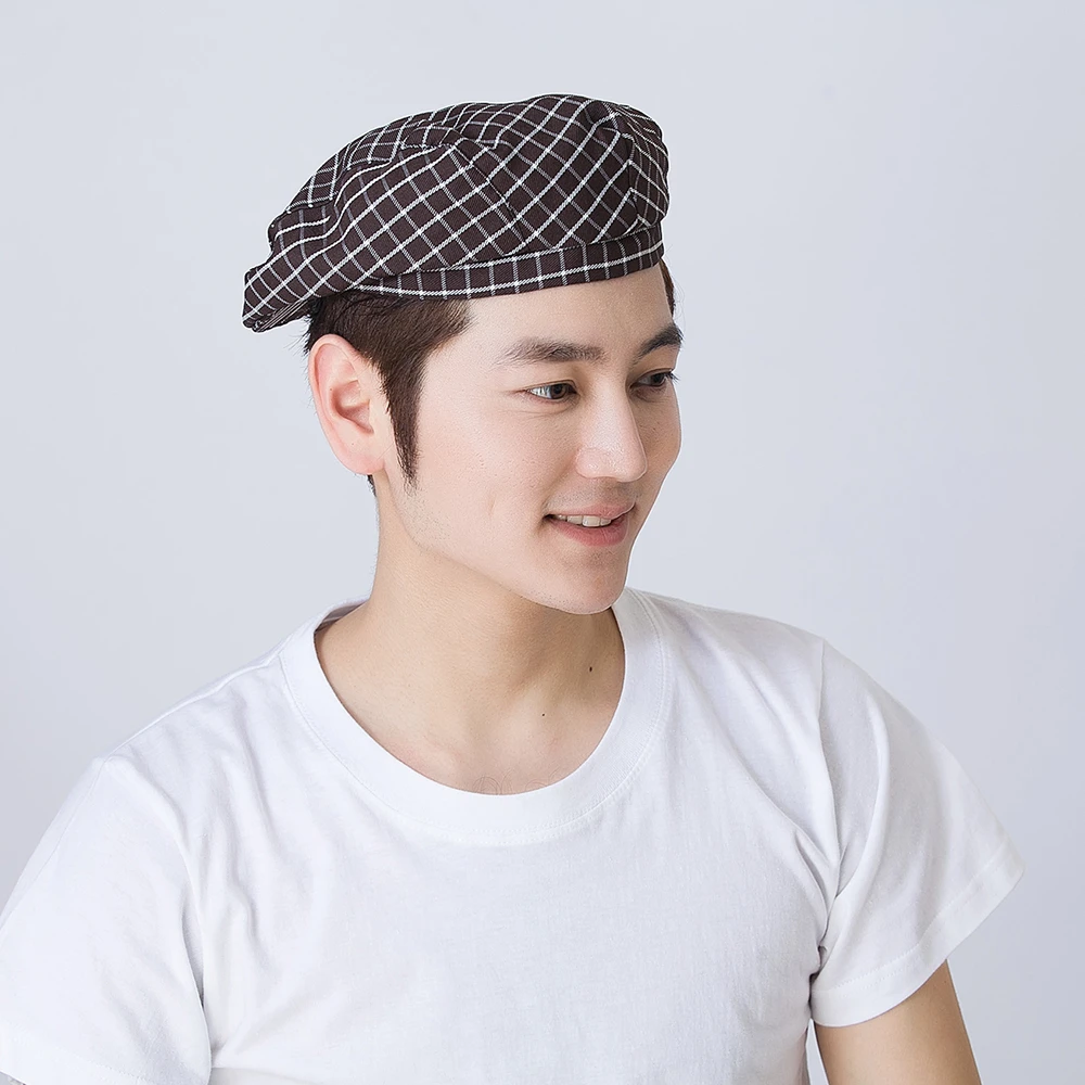 Шапка шеф-повара для ресторана и кухни Мужская кепка готовки отеля кофейни