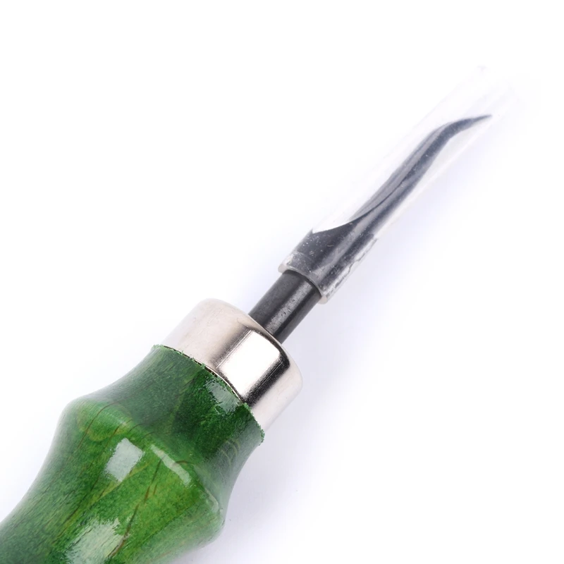 

2022 New 1 Set Leather Edge Skiving Beveling Wooden Handle Craft DIY Cutting Tool Kit