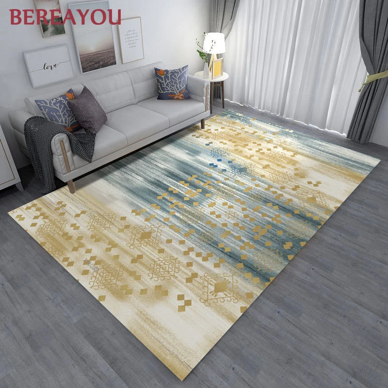 

European Rugs Geometric Children Kids Crawling Carpet Modern Rug For Stairs Corridor Bedroom Living room alfombra dormitorio