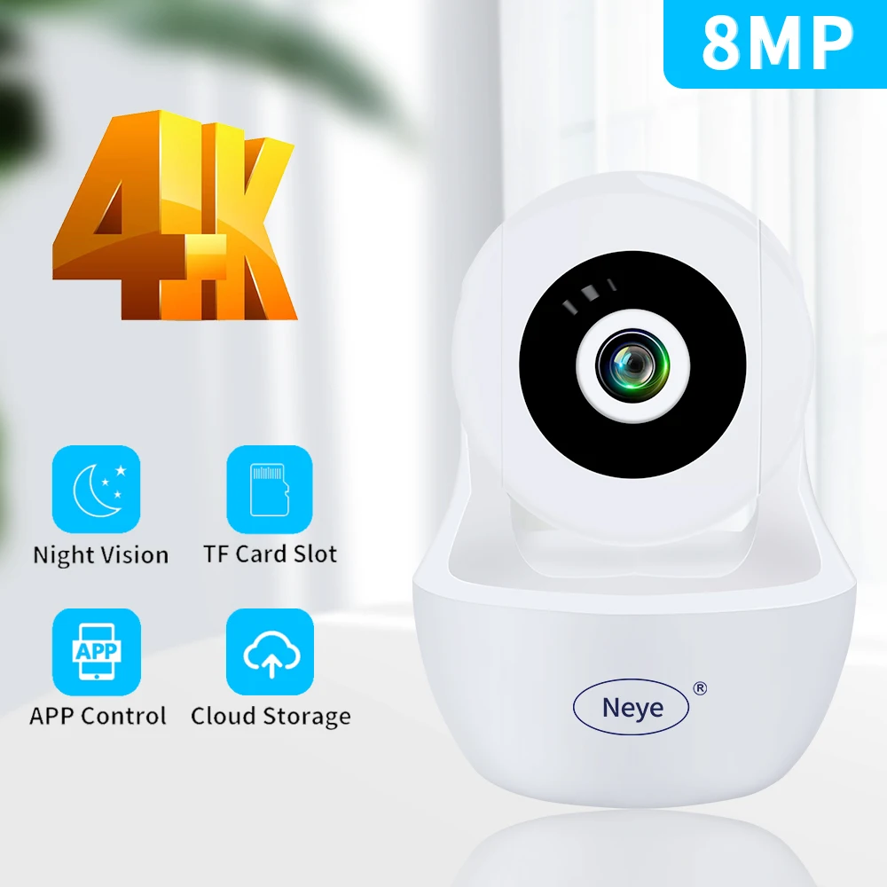 

N_eye 1080p Wireless IP Camera Pan/Tilt 2MP Dome Indoor Two-Way Audio CCTV WiFi Camera Baby Monitor Video Security Surveillance