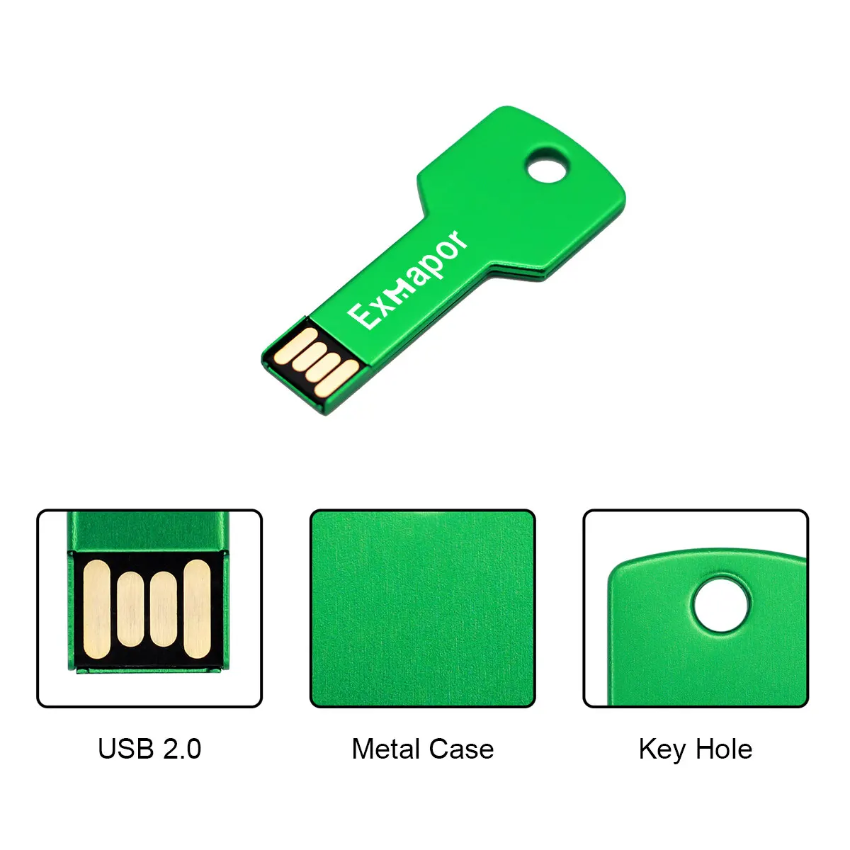 Exmapor флеш накопитель USB 10X32 GB металлический ключ флэш 16 Гб 2 ГБ/4 ГБ/8 ГБ 1gb жесткий