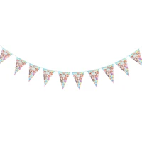 1setlot baby shower party flags decoration cocomelon theme hanging banner kids boys favors happy birthday party supplies