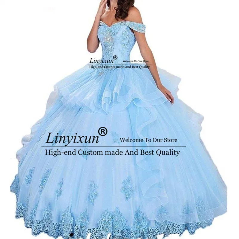 Красные платья с вышивкой для Quinceanera 2020 из тюля бисером и кристаллами 15-летних